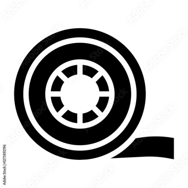 Fototapeta Adhesive Vector Glyph Icon Design Design