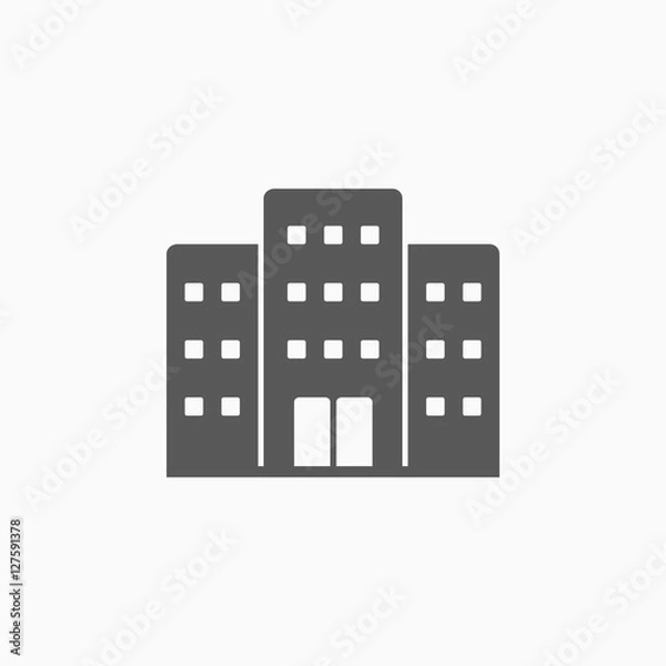 Fototapeta building icon