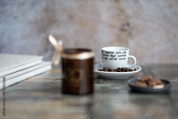 Obraz idealna przerwa na kawę 