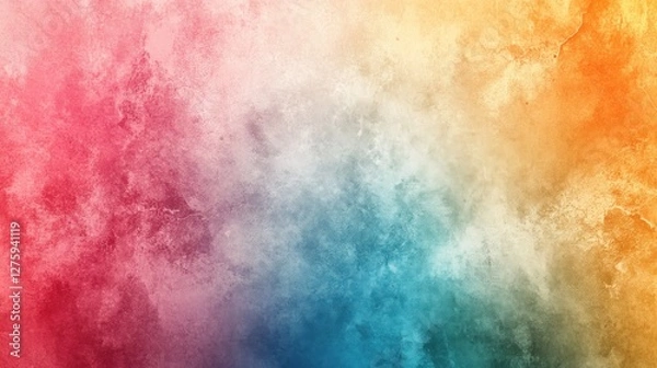 Obraz Vibrant Watercolor Abstract Background