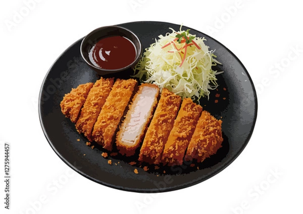 Obraz 日本食のトンカツ