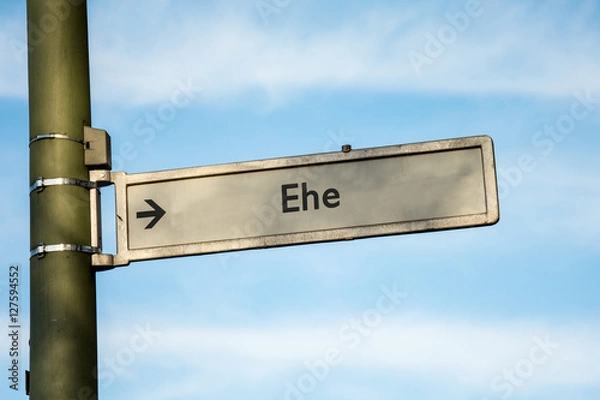 Obraz Schild 67 - Ehe