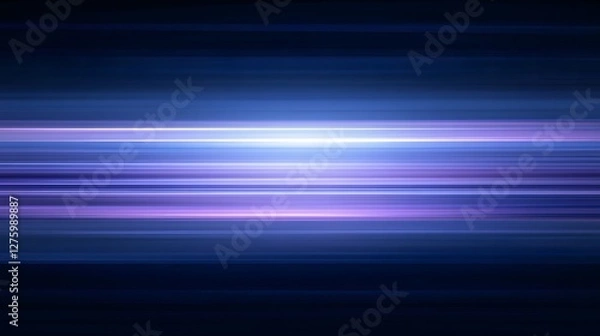 Fototapeta 青と紫の光のストライプによる抽象的な背景