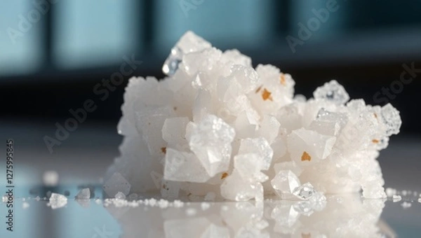 Fototapeta Intricate Macro of Crystalized Sugar on a Modern Surface