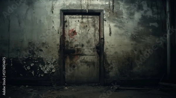 Obraz asylum scary door