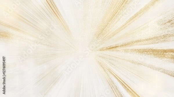 Obraz abstract gold and white burst background