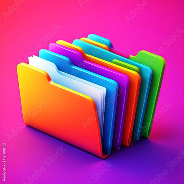 Obraz Folder Stack Icon