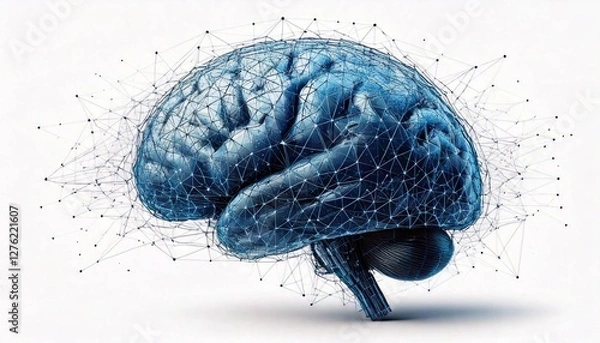 Obraz human brain model