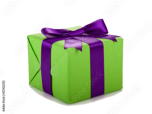 Fototapeta green gift box