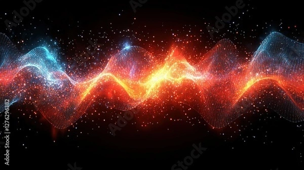 Obraz abstract colorful lights