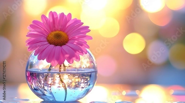 Obraz easter eggs in a vase