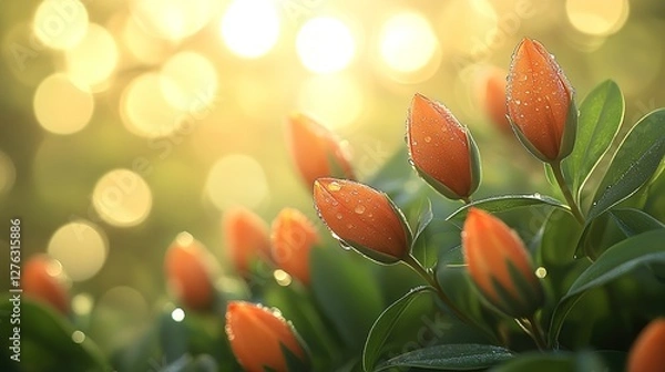 Obraz tulips in spring