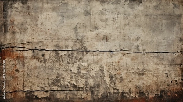 Fototapeta cracked text box grunge