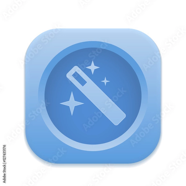 Fototapeta App Button - Round Square