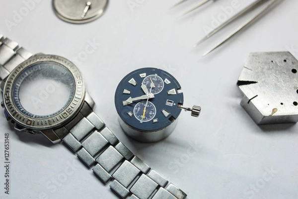 Obraz Watch repair on the table.
