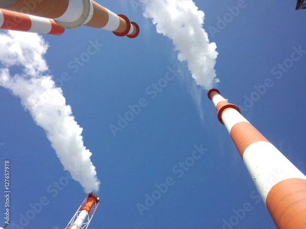 Fototapeta 大きな煙突