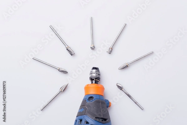 Obraz various precision milling cutters