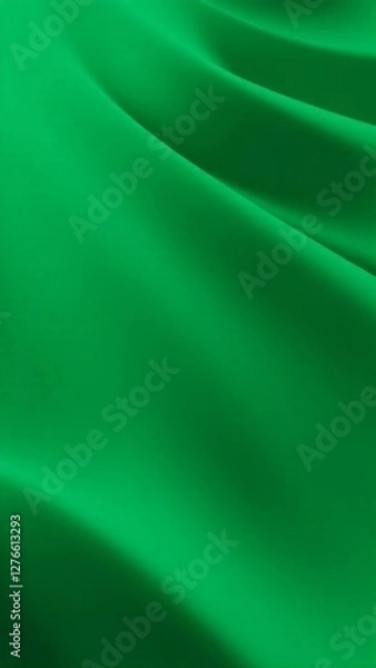 Obraz green silk background