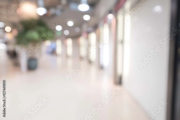 Obraz shopping mall abstract defocused blurred background