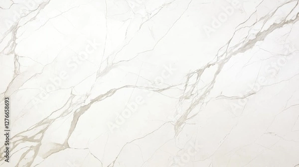 Obraz Elegant White Marble Texture Showcasing Subtle Veins and a Soft Glow for Sophisticated Backgrounds and Designs