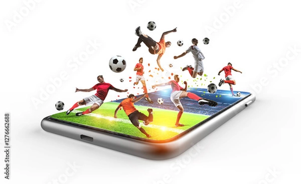 Obraz From Screen to Stadium: Immersive Soccer Experience