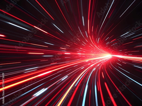 Fototapeta abstract colorful background with rays