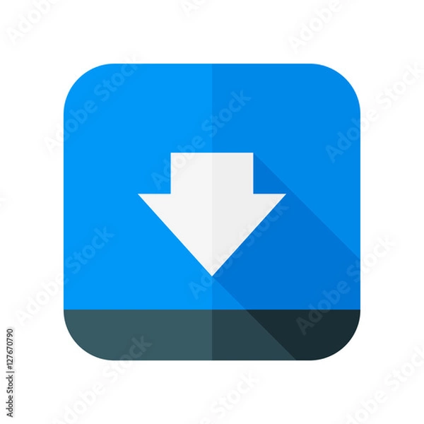 Fototapeta Download. Vector icon or button.