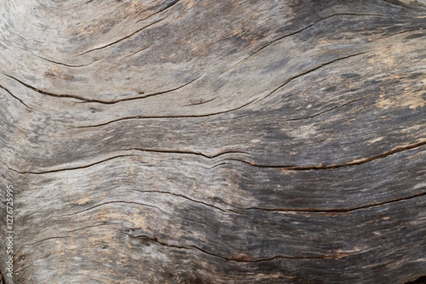 Fototapeta ポプラの倒木。樹皮のクローズアップ・自然素材の背景（背景テクスチャーシリーズ）	