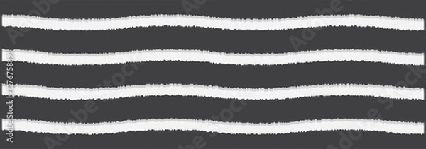 Fototapeta torn pieces of paper on a black background, Torn papers on black eps 10
