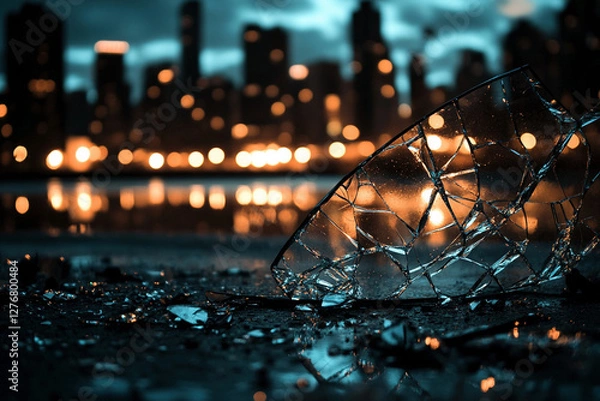 Fototapeta christmas tree lights