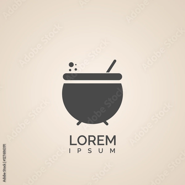 Obraz cauldron icon design