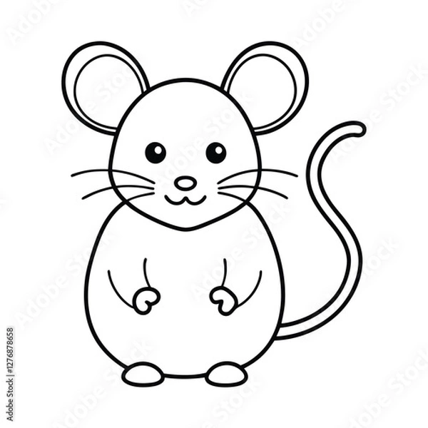 Fototapeta mouse and cheese