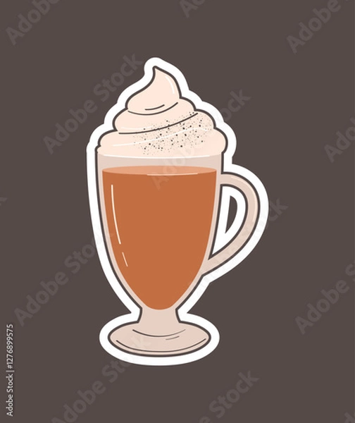 Obraz coffee drink, vector