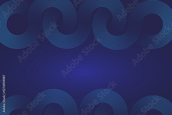 Obraz Futuristic Abstract Digital Design: Modern Business, Technology, Innovation, Gradient Graphics, Cyber Networking, Sleek Branding Aesthetic Trends