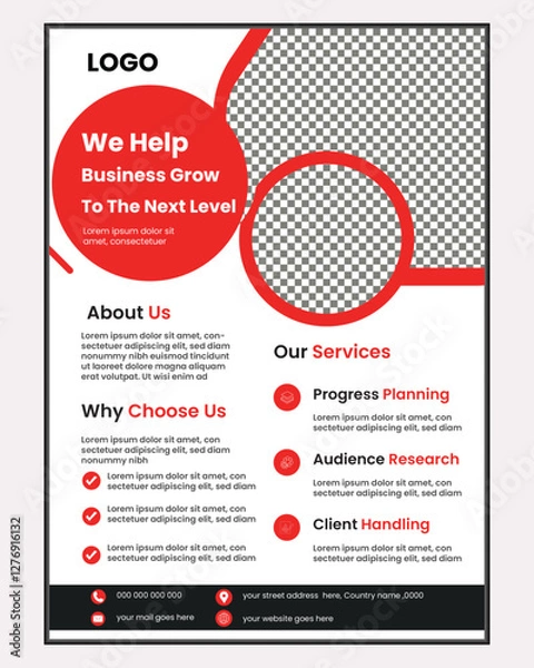 Obraz Flyer Design