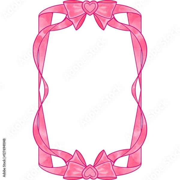 Obraz frame with bow