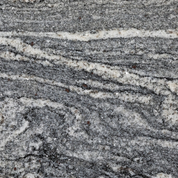 Obraz Detailed View of Dark Gray Granite with Swirling Patterns and Natural Beauty