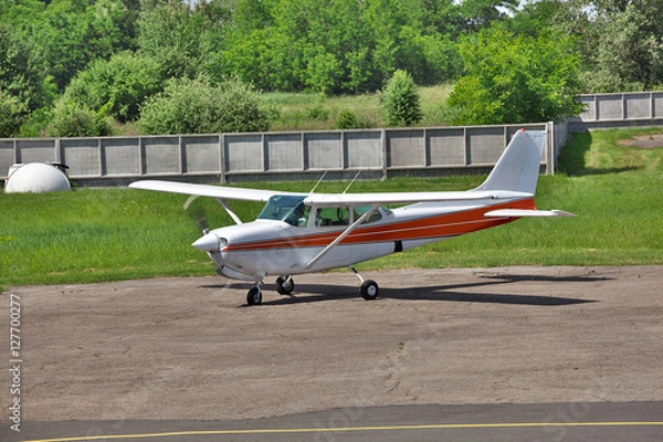 Fototapeta Light private plane