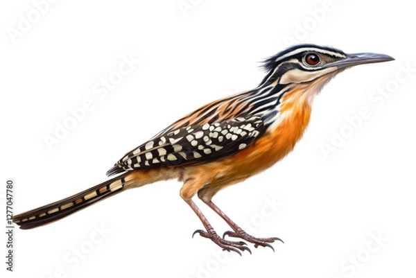 Obraz Colorful bird with intricate feathers