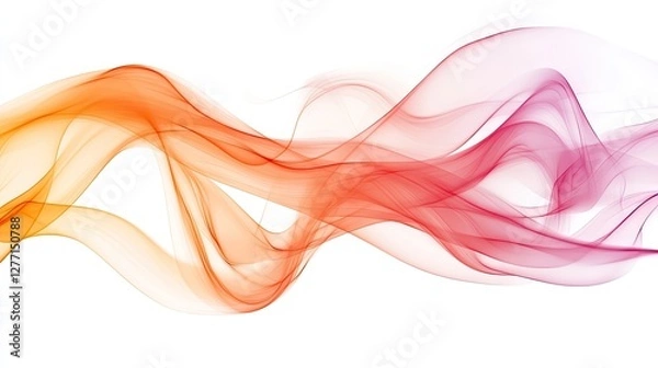 Fototapeta Abstract Gradient Shapes: Abstract gradient shapes on a transparent background.