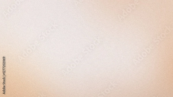 Obraz Light beige grainy gradient texture, realistic noise effect background
