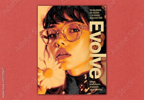 Obraz Bold Minimalist Event Flyer Template