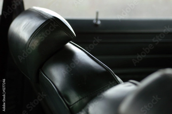 Obraz seventies car interior