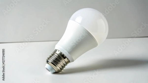 Fototapeta LED Bulb on White Background