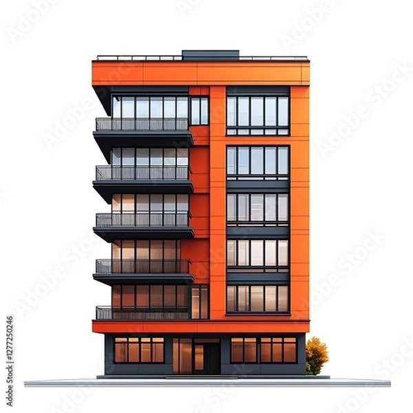 Obraz modern apartment green balcony architecture high resolution hd picture