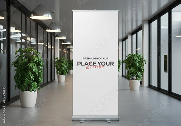 Fototapeta Realistic Mockup Template | High-Quality PSD Design for Branding & Marketing