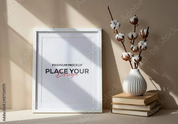 Fototapeta Realistic Mockup Template | High-Quality PSD Design for Branding & Marketing
