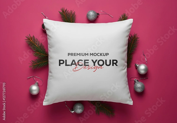 Fototapeta Realistic Mockup Template | High-Quality PSD Design for Branding & Marketing