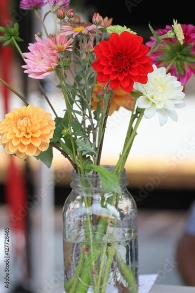 Obraz Mason Jar Vase