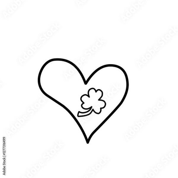 Obraz St. Patrick's Day Doodle